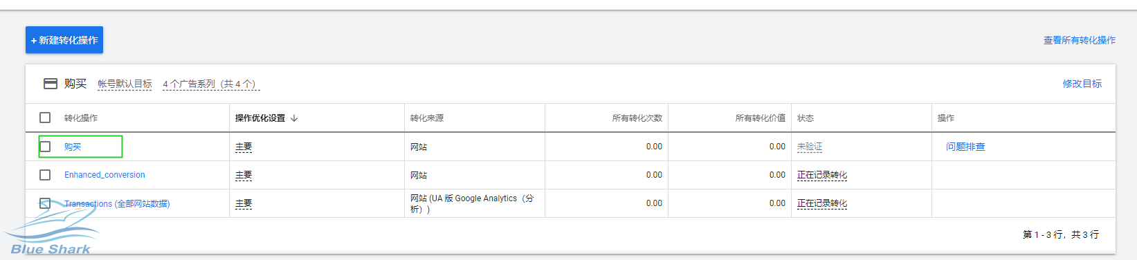 Google Ads设置增强型转化-Shopify站点